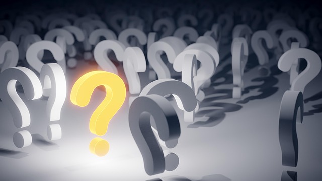 Series of question marks