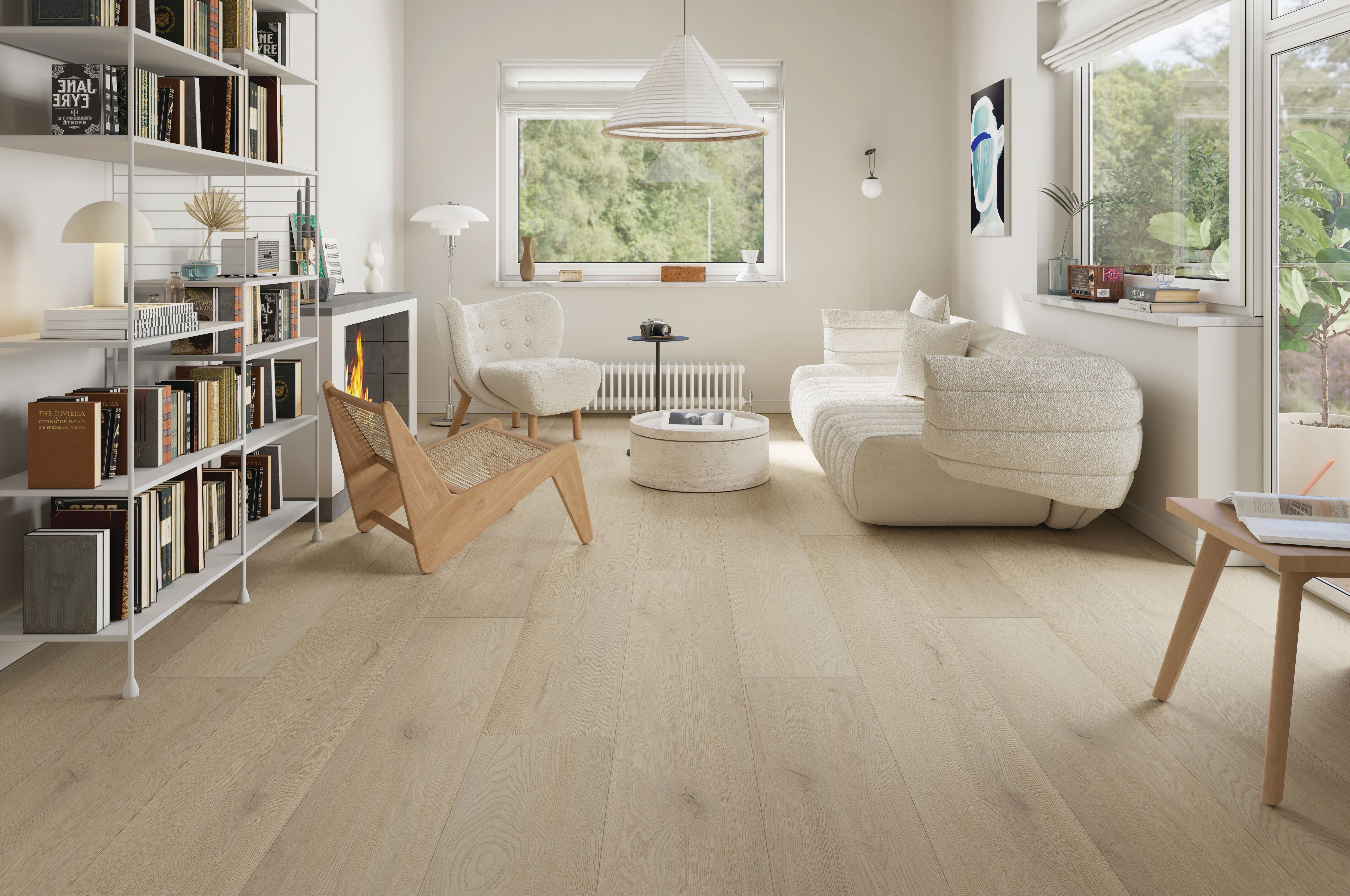 Seabreeze flooring, shown in a room