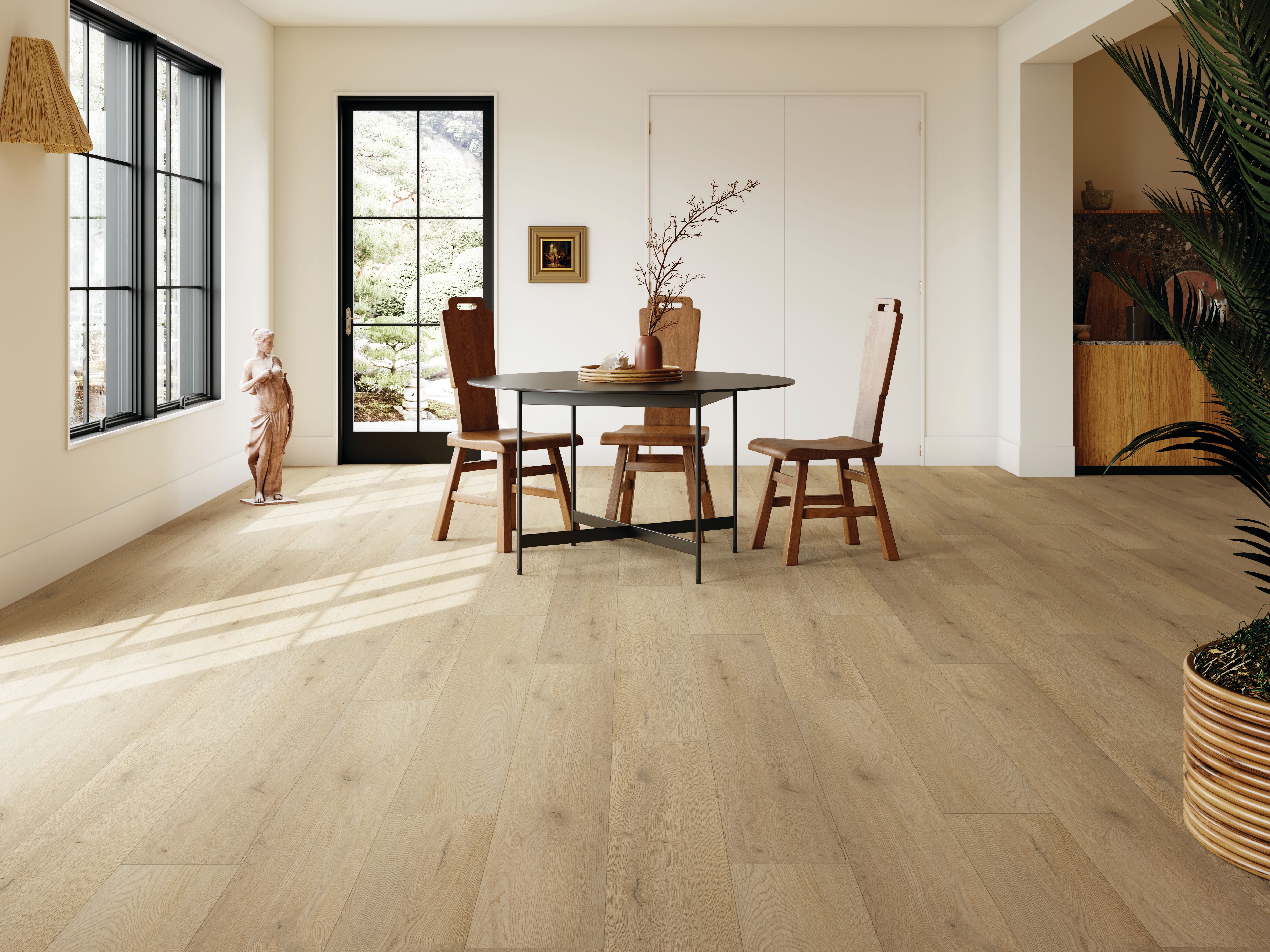 Saddle River flooring, shown in a room