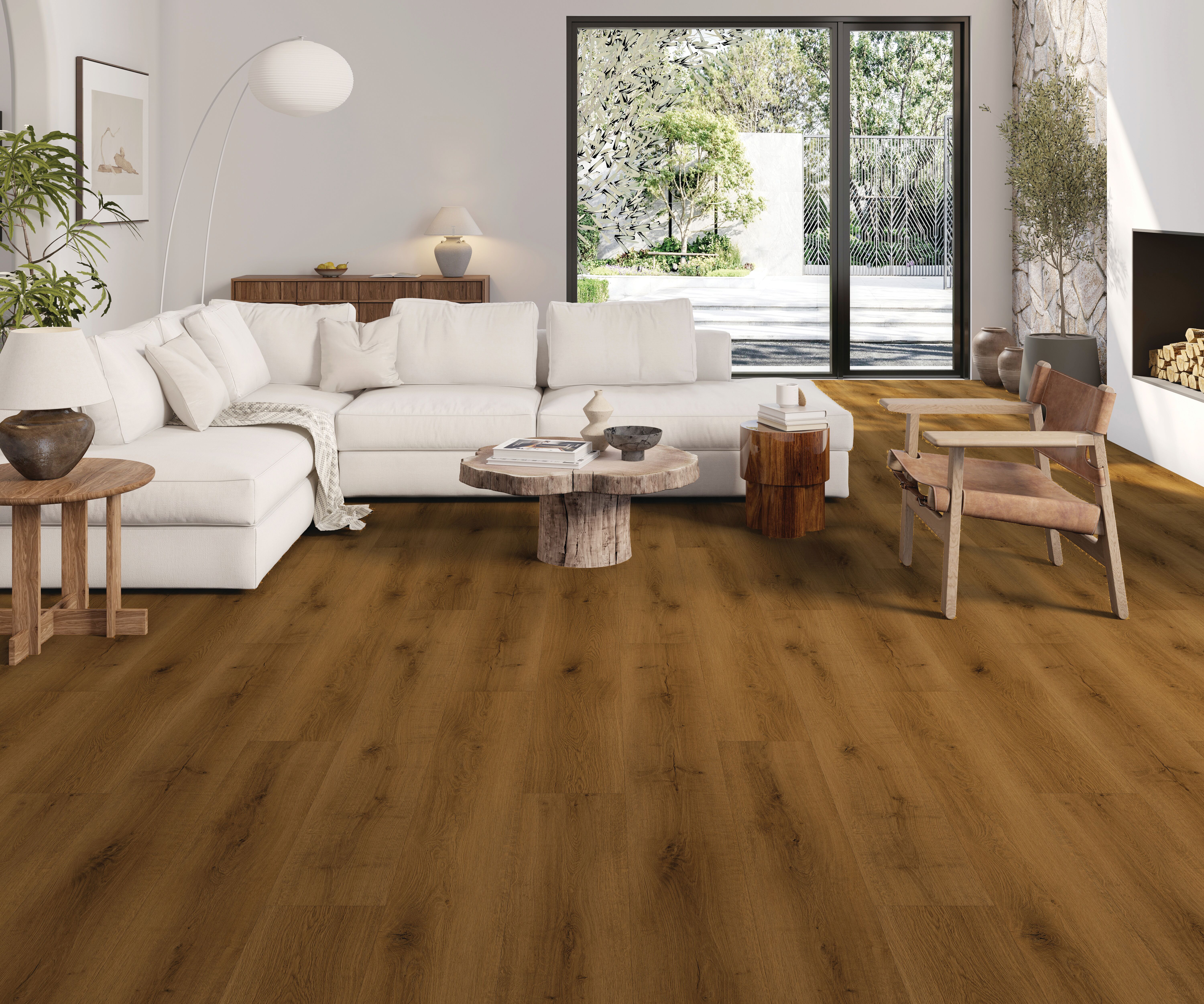 Mountain Top flooring, shown in a room