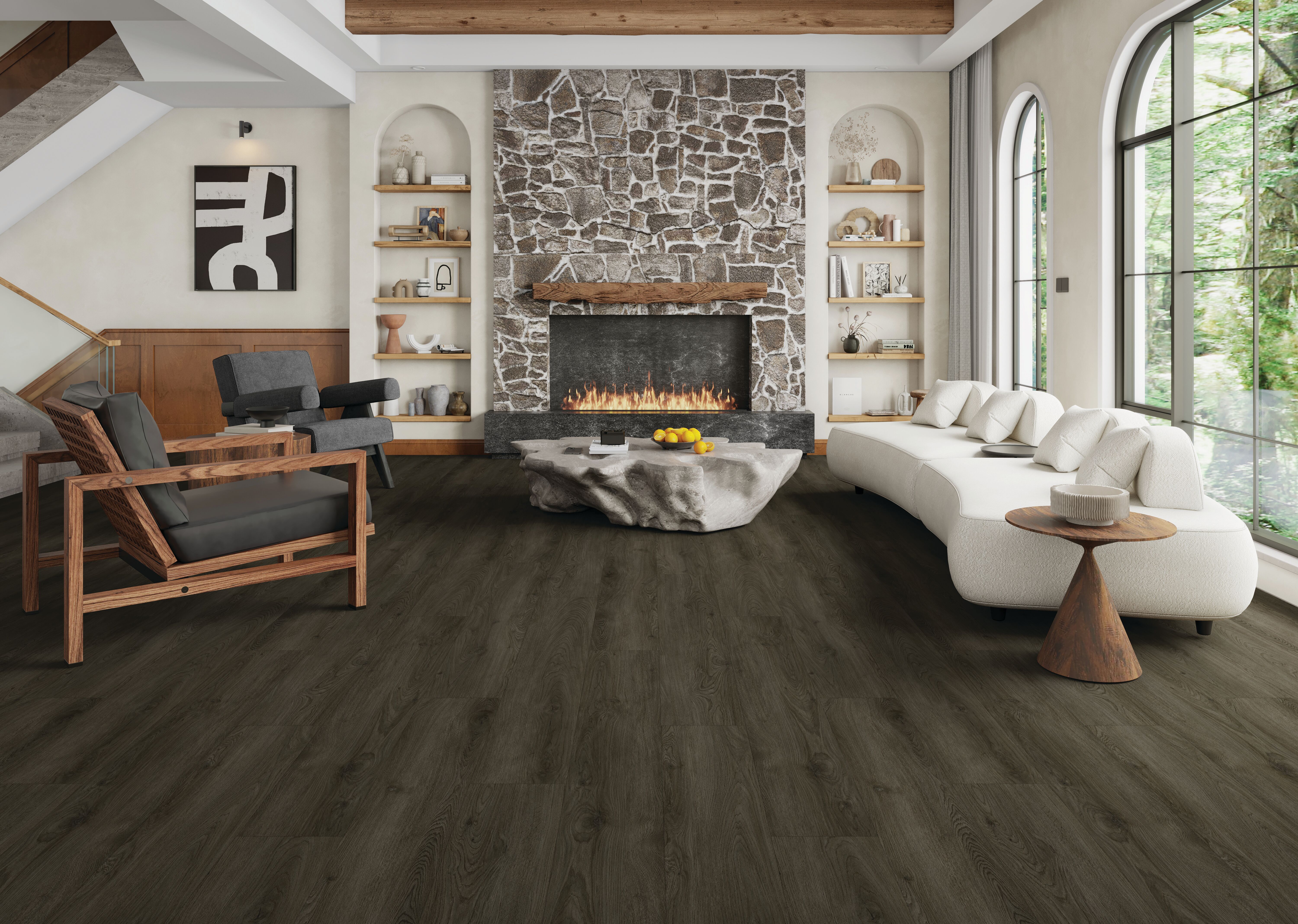 Twilight flooring, shown in a room
