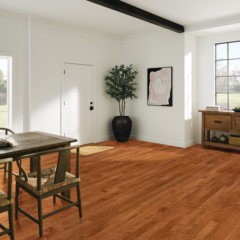 Sumatra flooring, shown in a room