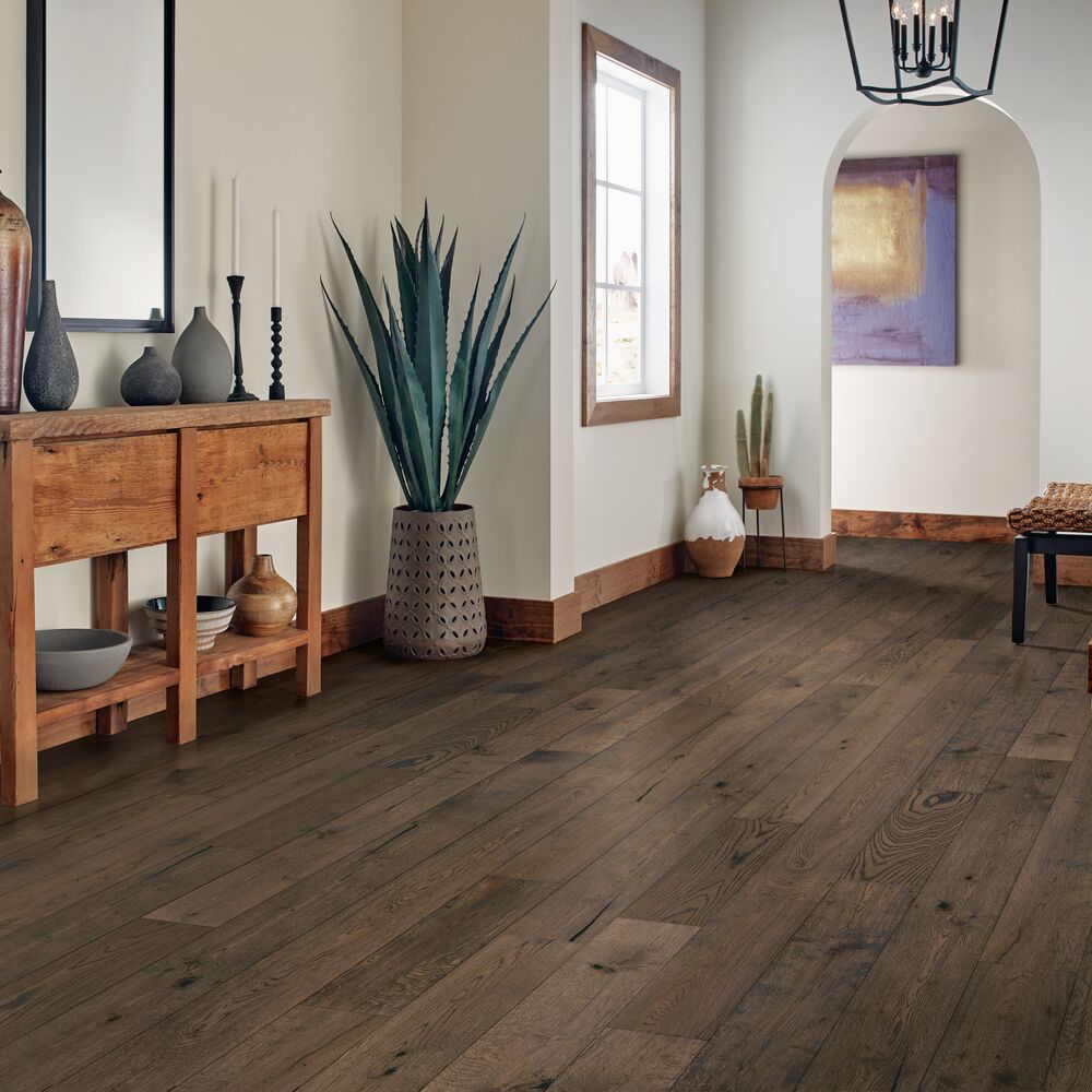 Celestial Gray flooring, shown in a room