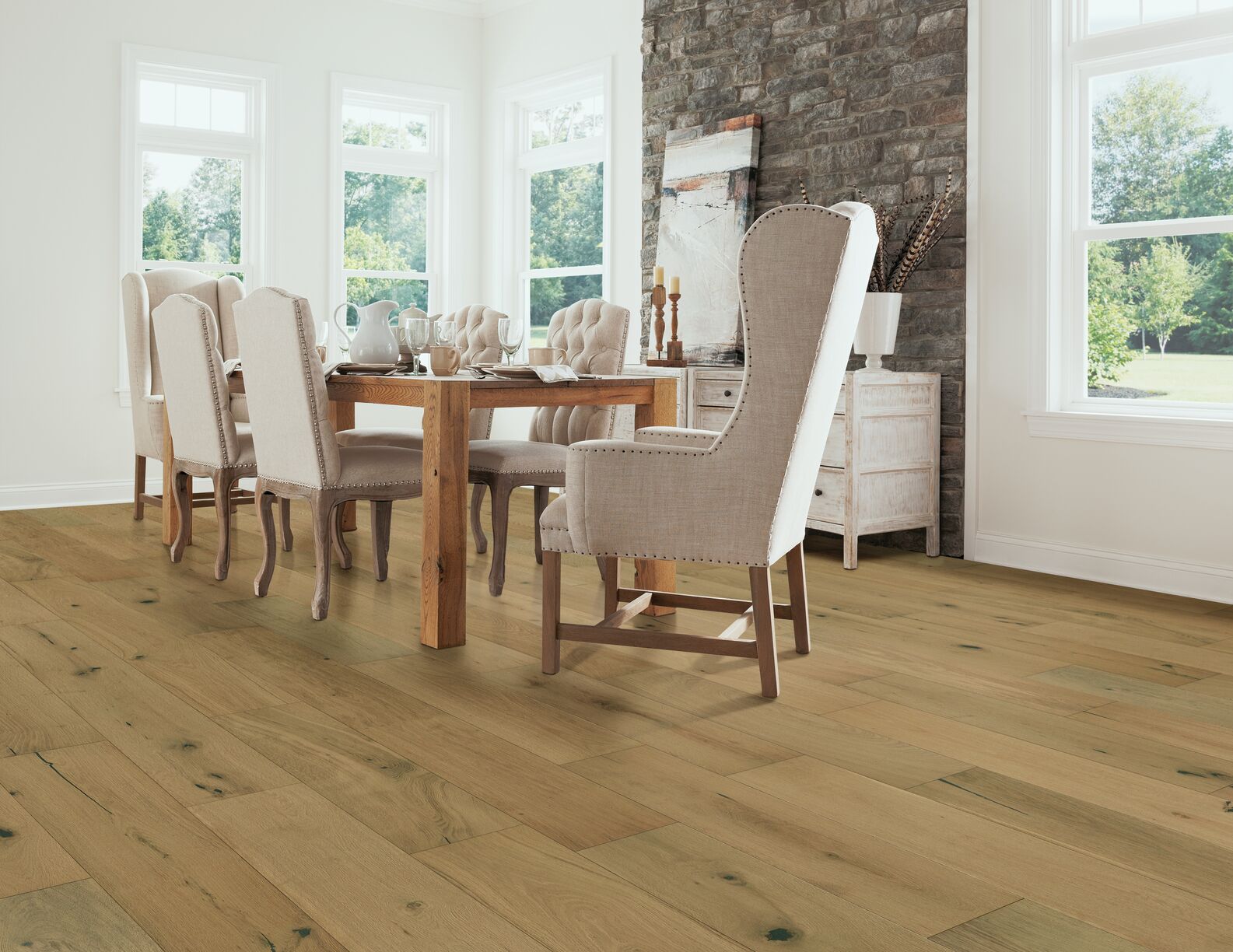 Nature's Canvas Woodland Mist Engineered Hardwood EKNC75L01W