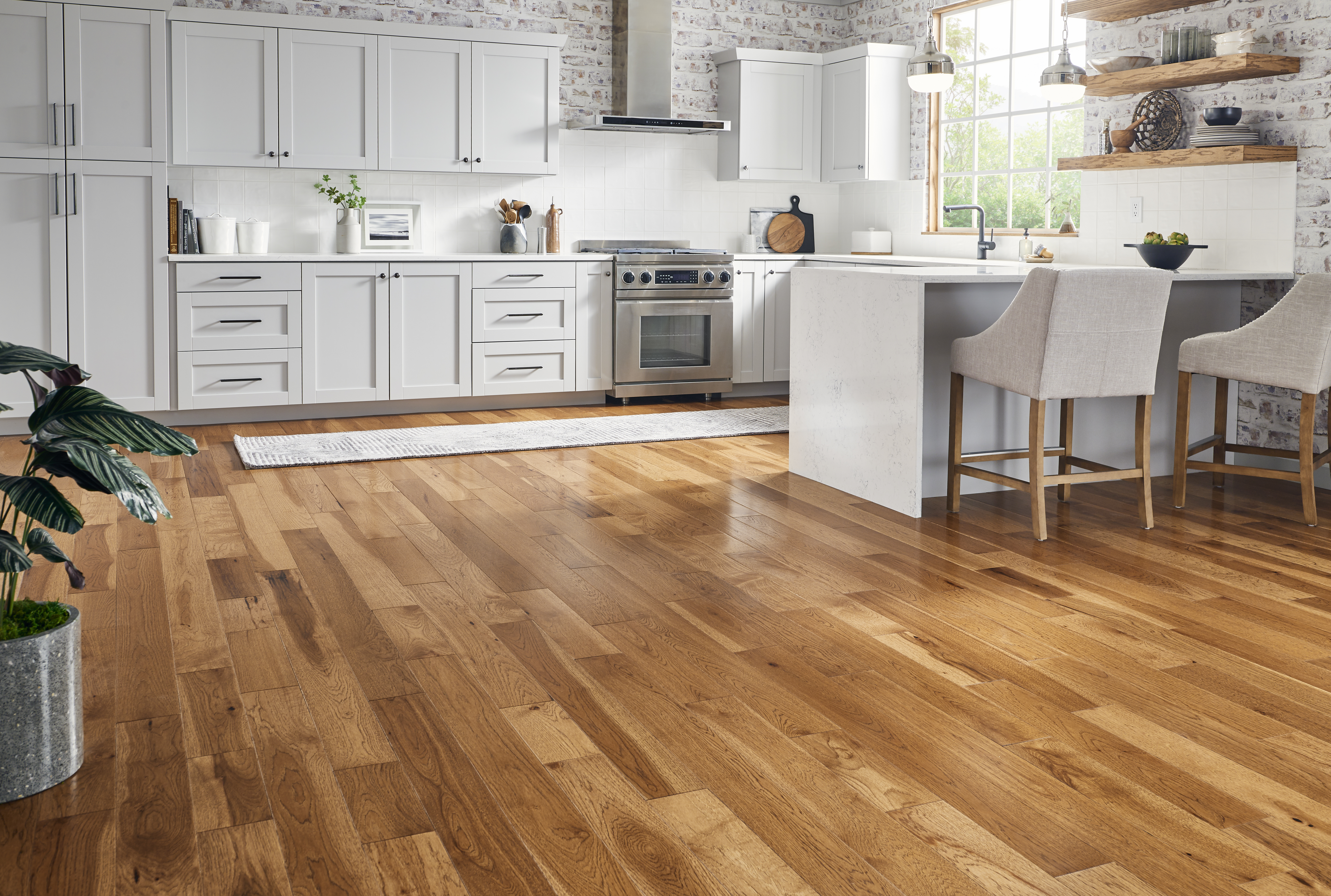 Natural Forest Suede Brown Solid Hardwood NFSH120S