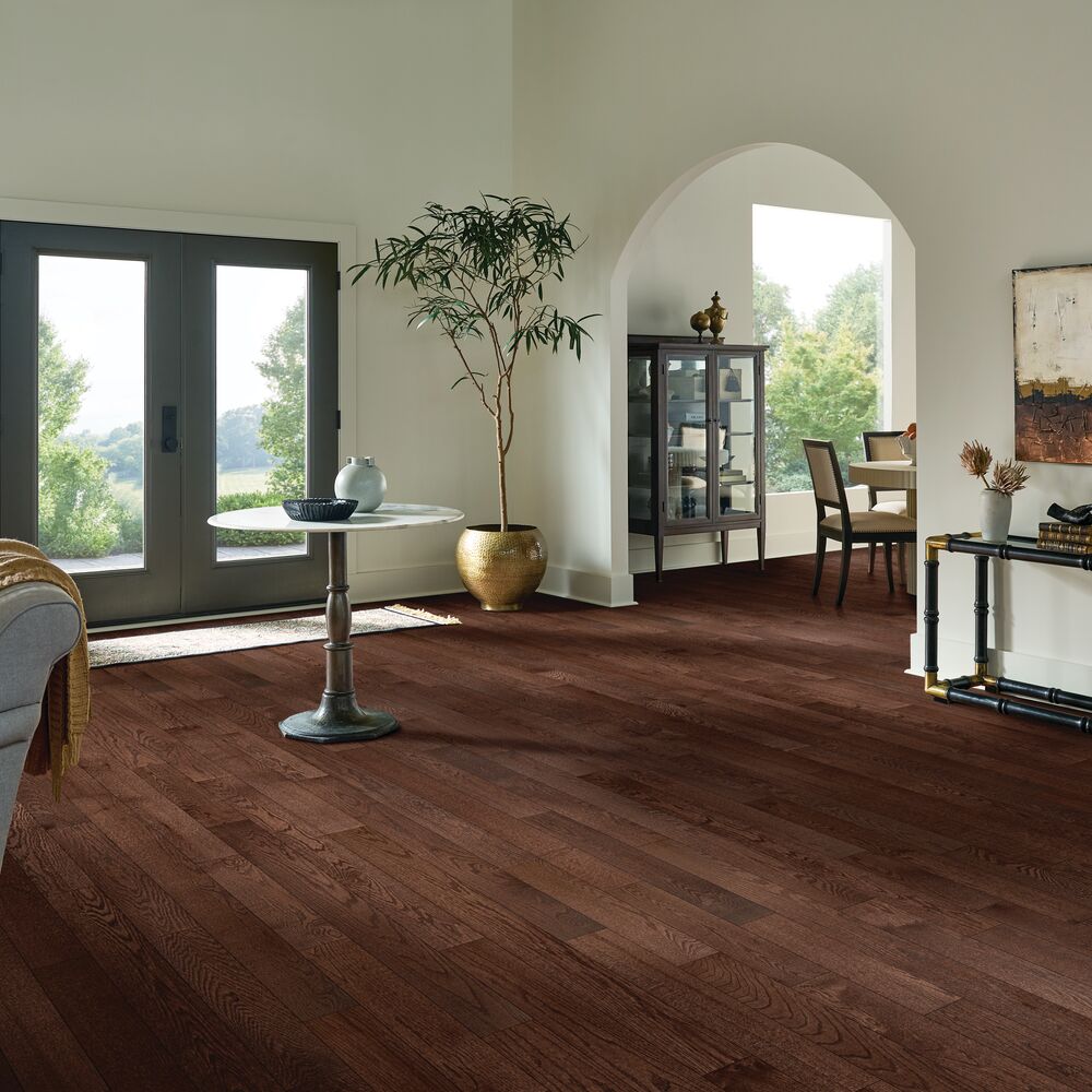 Tudor Brown flooring, shown in a room