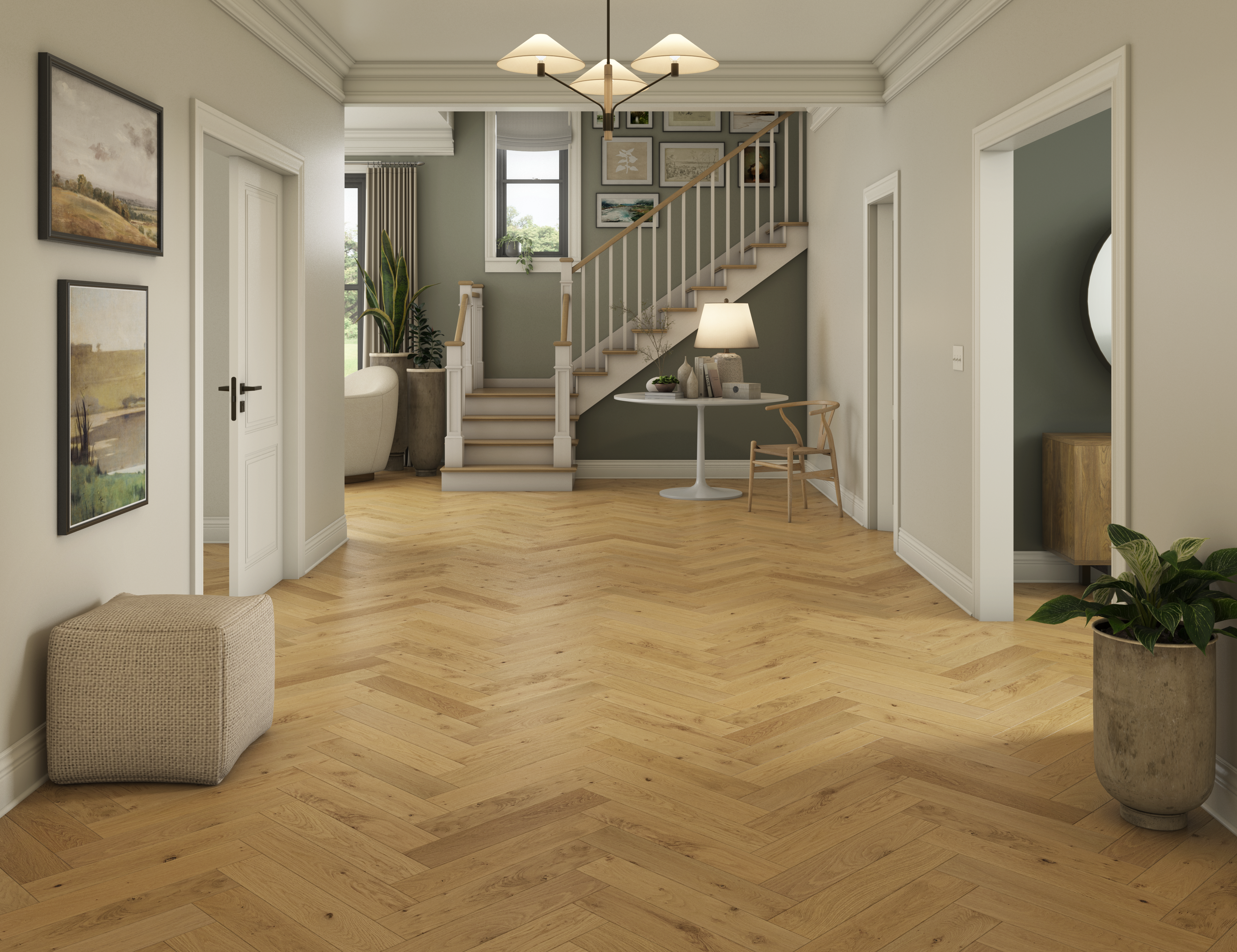 Noble's Way San Antone Herringbone Engineered Hardwood NWEK809W