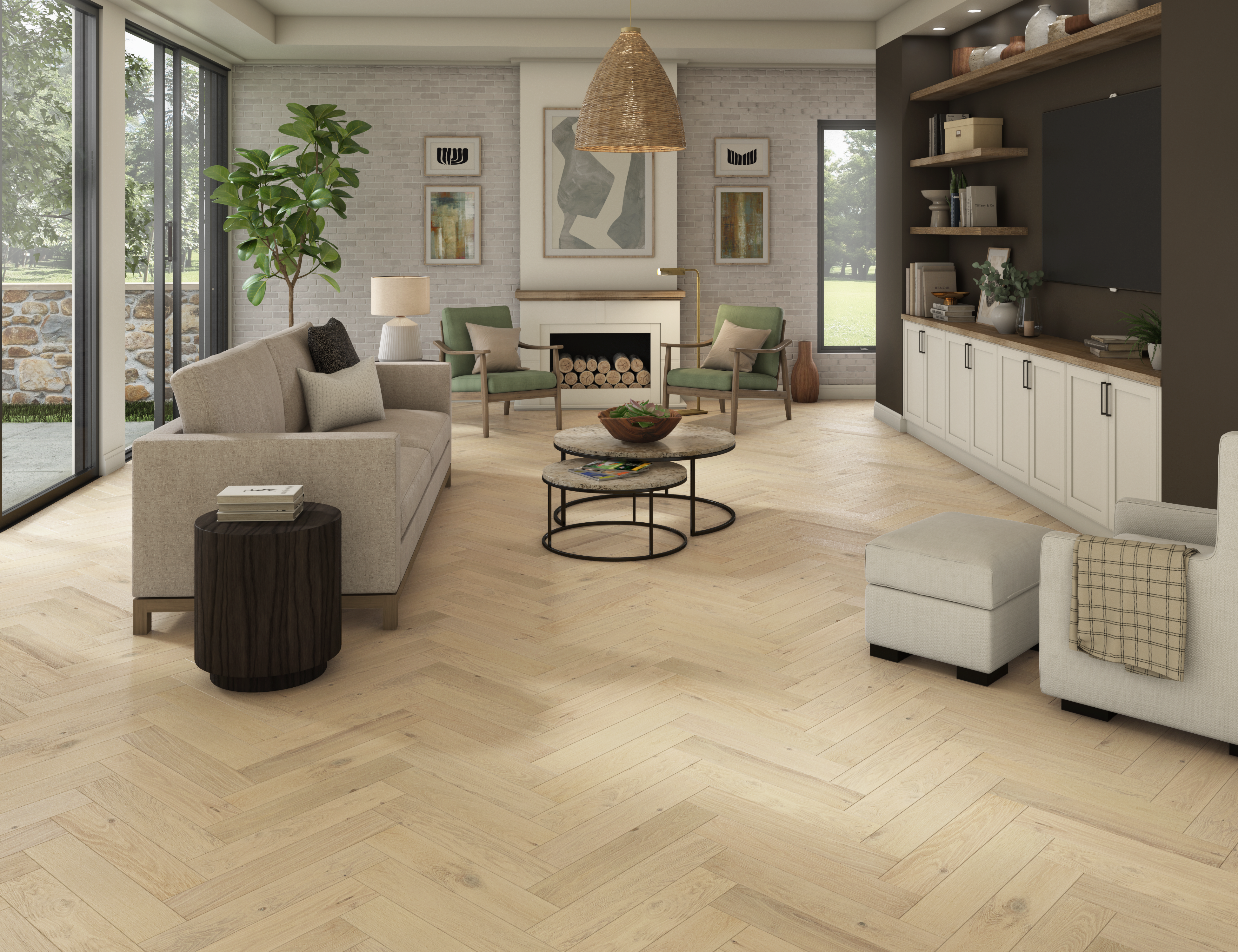Noble's Way Eleven Point Herringbone Engineered Hardwood NWEK859W