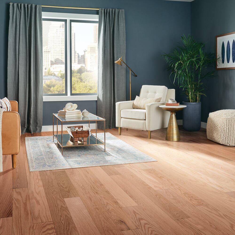 Sandy Drift flooring, shown in a room