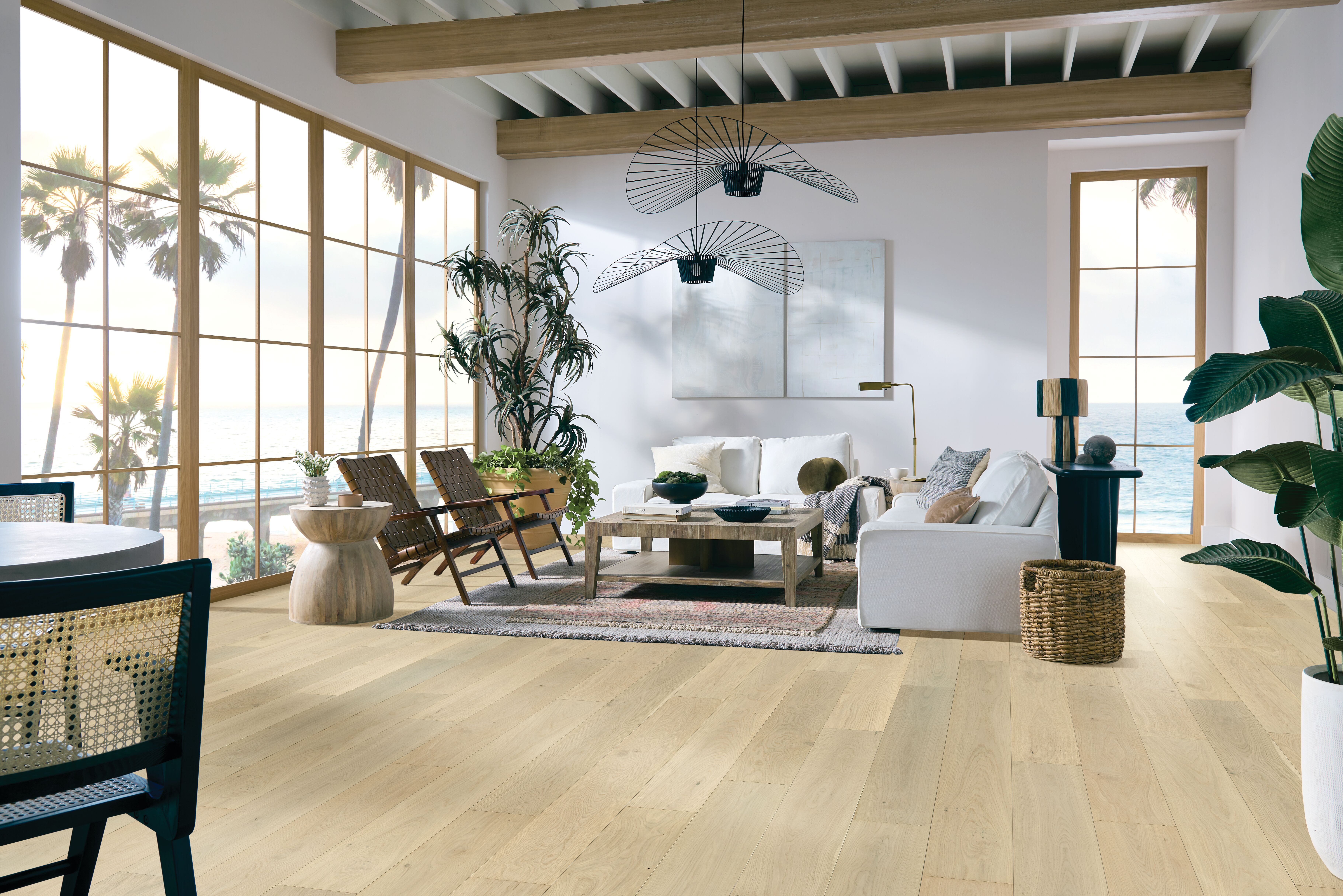 New Port flooring, shown in a room