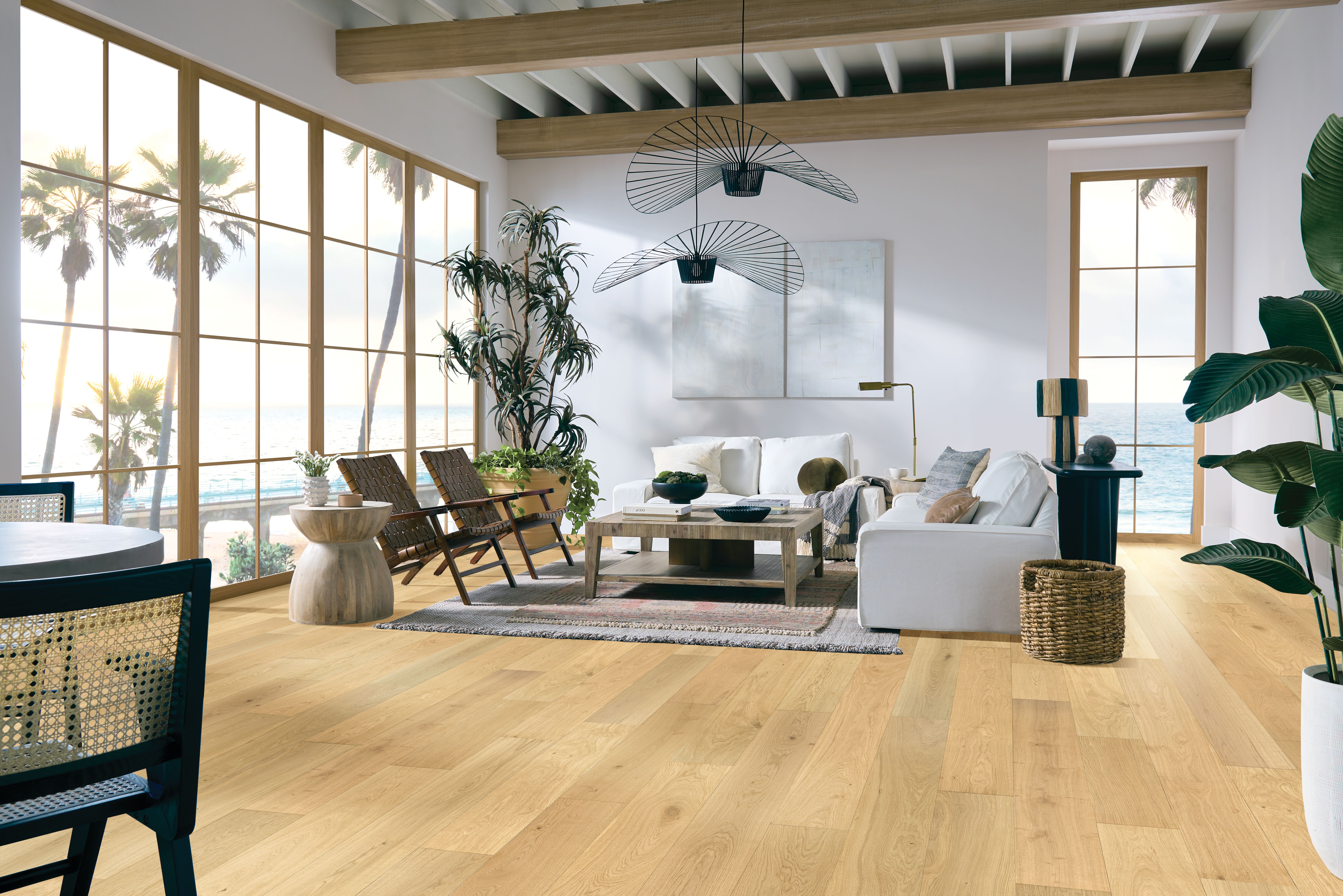 Cape May flooring, shown in a room
