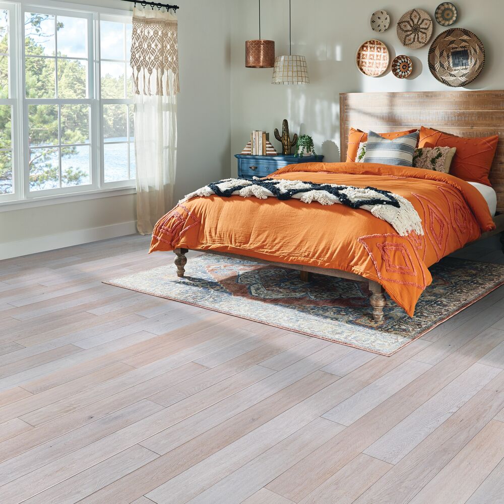 Winter Flurry flooring, shown in a room