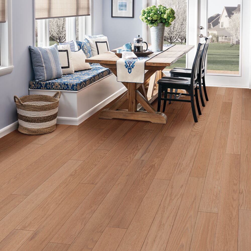Summit Brown flooring, shown in a room